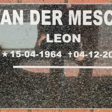 MESCHT Leon, van der 1964-2012