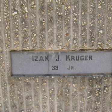 KRUGER Izak J.