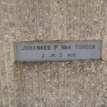 TONDER Johannes P., van 