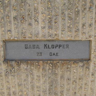KLOPPER Baba
