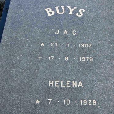 BUYS J.A.C. 1902-1979 &amp; Helena 1928-