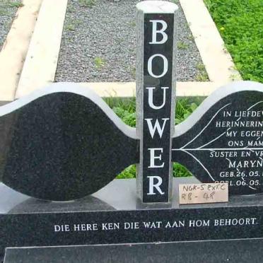 BOUWER Maryna 1951-2002