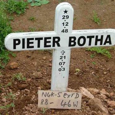 BOTHA Pieter 1948-2003