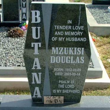 BUTANA Mzukisi Douglas 1952-2005