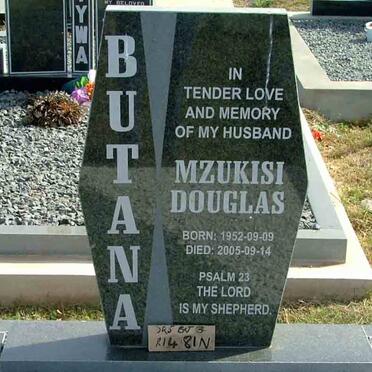 BUTANA Mzukisi Douglas 1952-2005