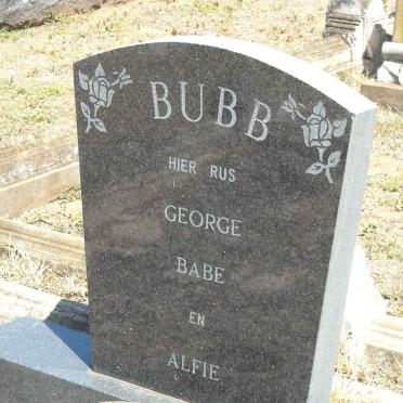 BUBB George :: BUBB  Babe :: BUBB Alfie