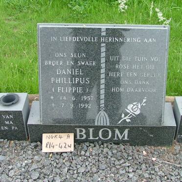 BLOM Daniel Phillipus 1957-1992