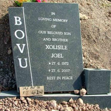 BOVU Xolisile Joel 1972-2007