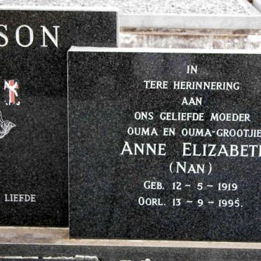BASSON Anne Elizabeth 1919-1995