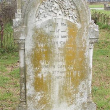 CARRICK Joseph &amp; Mary Ann