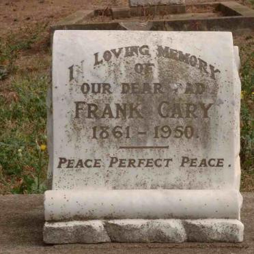 CARY Frank 1861-1950