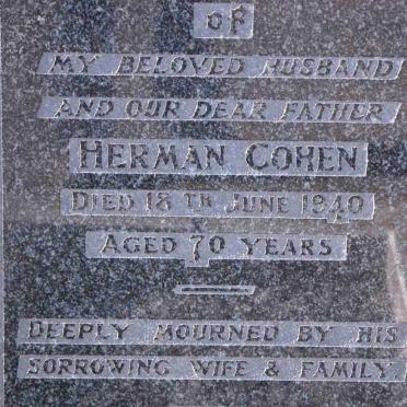 COHEN Herman -1940