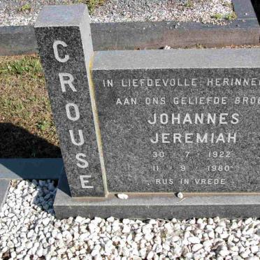 CROUSE Johannes Jeremiah 1922-1980
