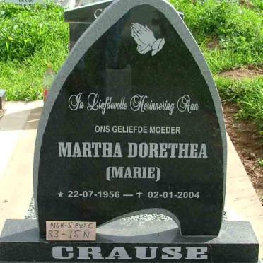 CRAUSE Martha Dorothea 1956-2004