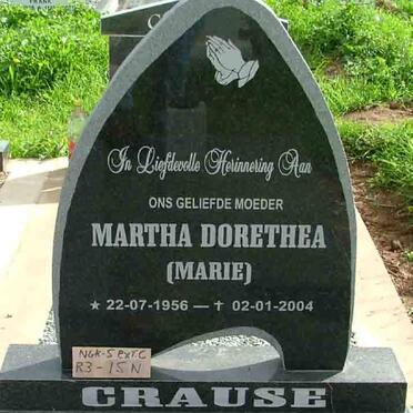 CRAUSE Martha Dorothea 1956-2004