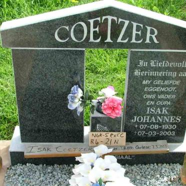 COETZER Isak Johannes 1930-2003
