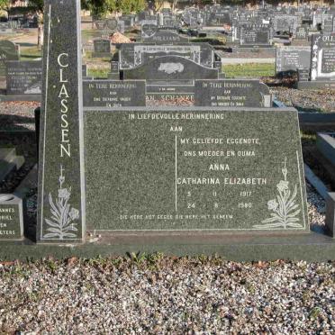CLASSEN Anna Catharina Elizabeth 1917-1980