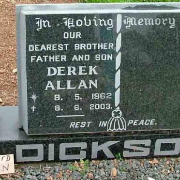 DICKSON Derek Allan 1962-2003