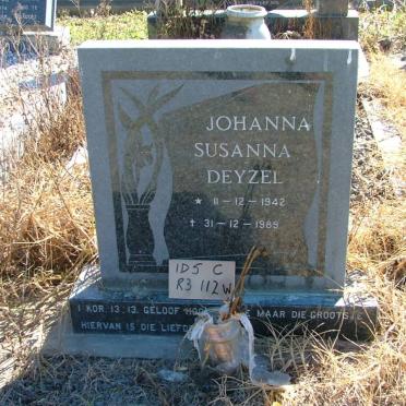 DEYZEL Johanna Susanna 1942-1989