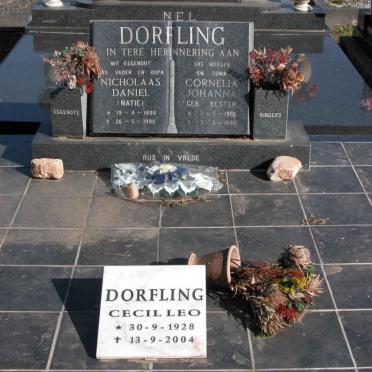 DORFLING Nicholaas Daniel 1898-1980 &amp; Cornelia Johanna BESTER 1903-1986 :: DORFLING Cecil Leo 1928-2004