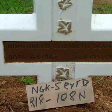 DLAMINI Nomfuneko Elizabeth 1963-2003