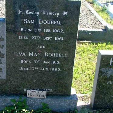 DOUBELL Sam 1902-1961 &amp; Ilva May 1912-1995