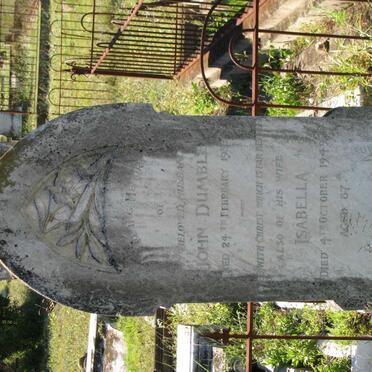 DUMBLE John -1935 &amp; Isabella -1949