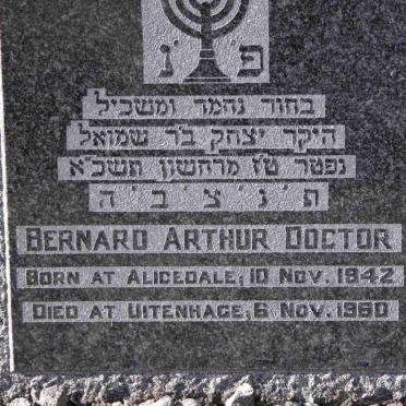 DOCTOR Bernhard Arthur 1942-1960 &amp; Anne Sophia 1940-1961