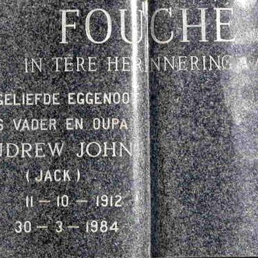 FOUCHE Andrew John 1912-1984