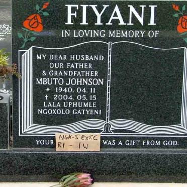 FIYANI Mbuto Johnson 1940-2004