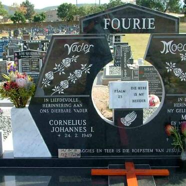 FOURIE Cornelius Jonannes I. 1949- &amp; Marie 1950-2005