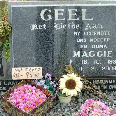 GEEL Maggie 1931-2003