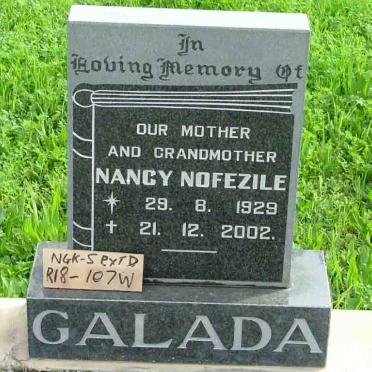GALADA Nancy Nofezile 1929-2002
