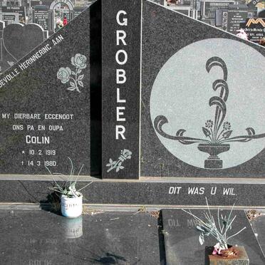 GROBLER Colin 1919-1980