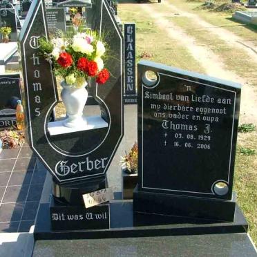 GERBER Thomas J. 1929-2006