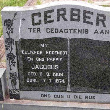 GERBER Jacobus 1906-1974