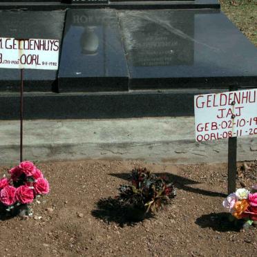 GELDENHUYS J.M. 1930-1982 &amp; J.A.J. 1928-2003