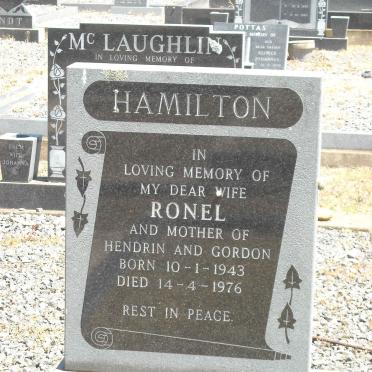 HAMILTON Ronel nee VISSER 1943-1976