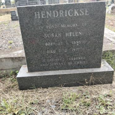 HENDRICKSE Susan Helen 1895-1977