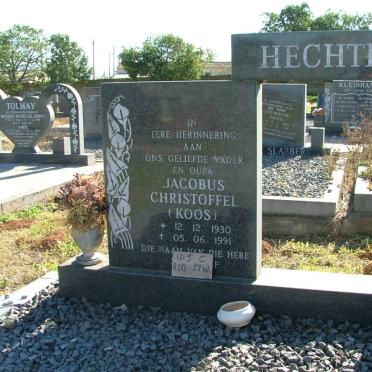 HECHTER Jacobus Christoffel 1930-1991 &amp; Johanna Frances 1936-1989