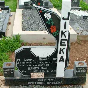 JIKEKA Mamtshawe 1937-2003