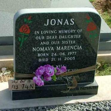 JONAS Nomava Marencia 1977-2005