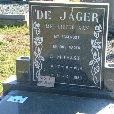 JAGER C.M., de 1934-1989