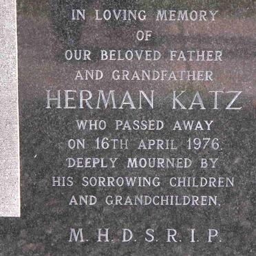 KATZ Herman -1976