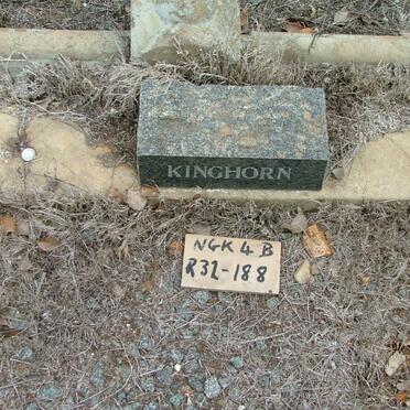 KINGHORN William Walter &amp; Gertina Cornelia Christina