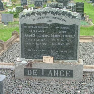 LANGE Johannes Carolus, de 1869-1957 &amp; Johanna Petronella 1873-1959