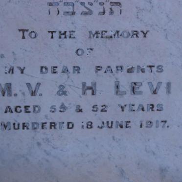 LEVI M.V. -1917 &amp; H. -1917