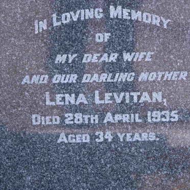 LEVITAN Lena -1935