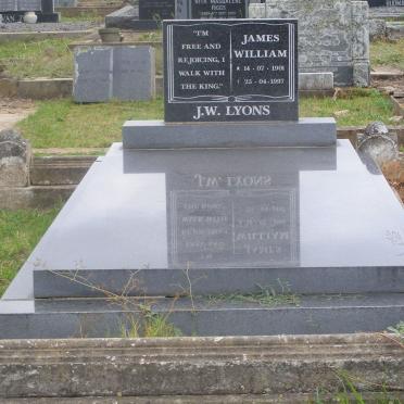 LYONS James William 1901-1997
