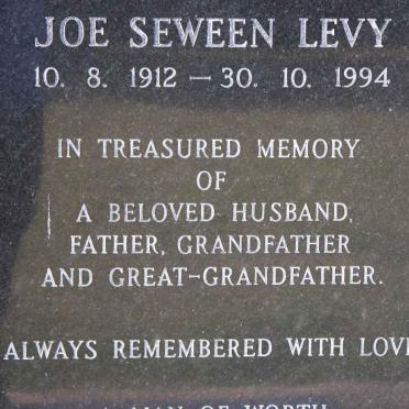 LEVY Joe Seween 1912-1994